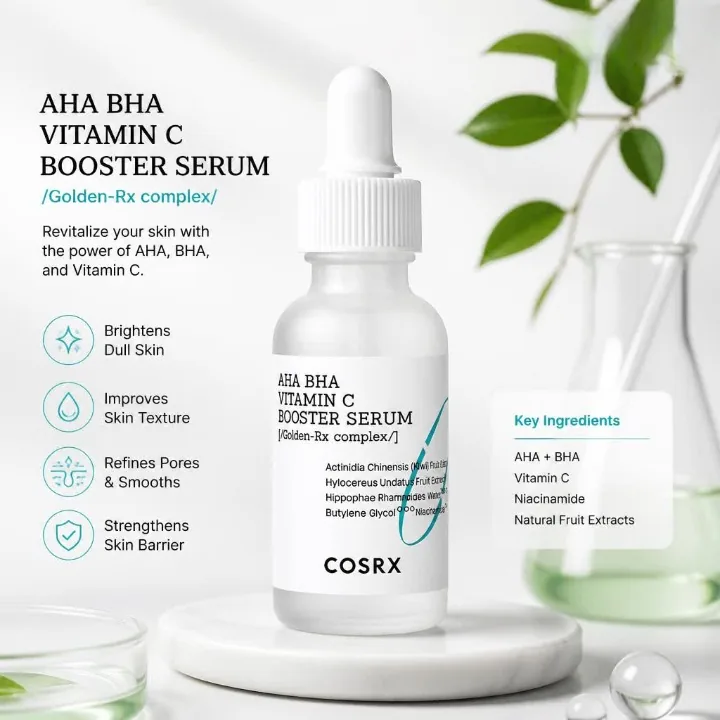 COSRX Refresh AHA BHA Vitamin C Booster Serum — yorqinlik va tekis teri rangi uchun serum 🍊🧪 - K-beauty (Корейская уходовая косметика)