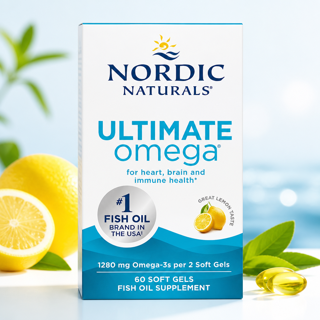 Nordic Naturals Ultimate Omega — yurak, miya va umumiy salomatlik uchun premium omega-3 💙🐟 - Витамины/нутриенты