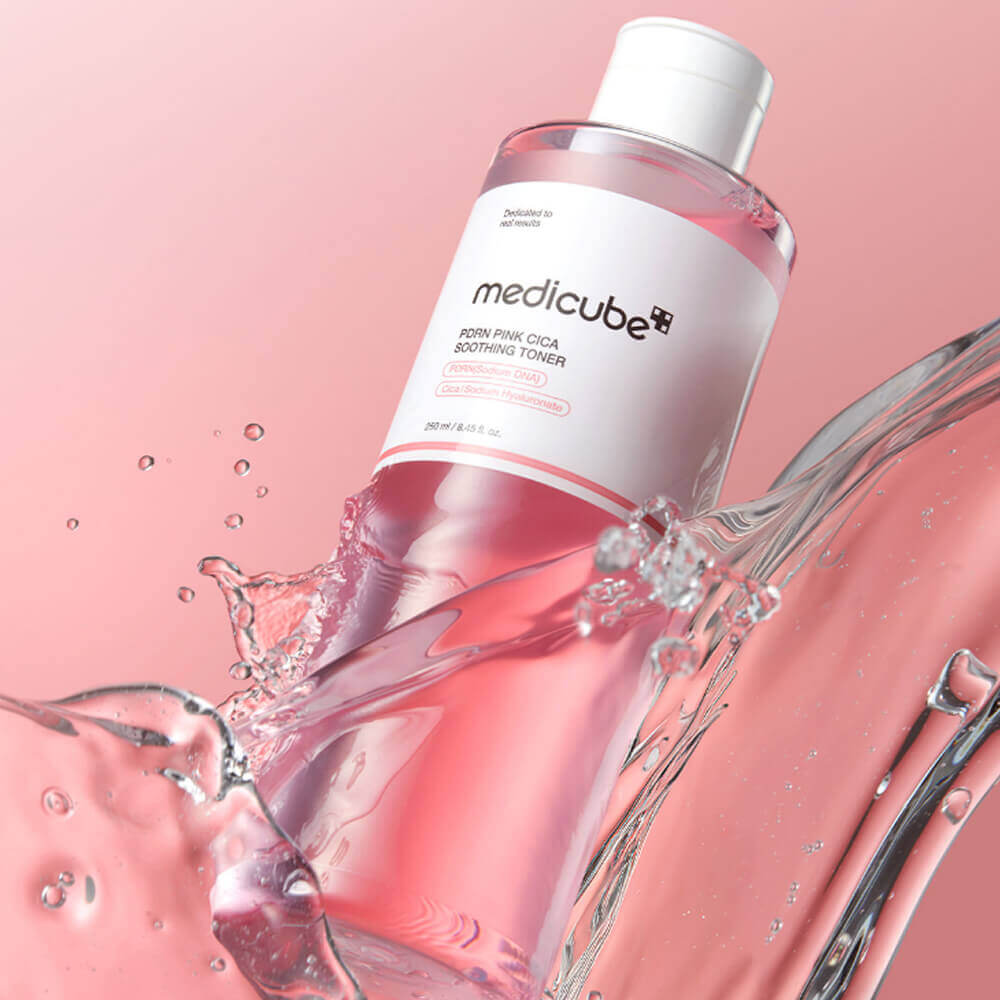 MEDICUBE PDRN Pink Cica Soothing Toner — terini tinchlantiruvchi va namlovchi toner 💗💧 - K-beauty (Корейская уходовая косметика)
