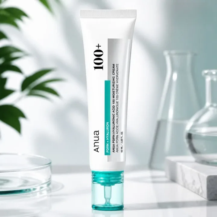 ANUA PDRN Hyaluronic Acid 100 Moisturizing Cream — intensiv namlash va tiklash kremi 🔬💧 - K-beauty (Корейская уходовая косметика)