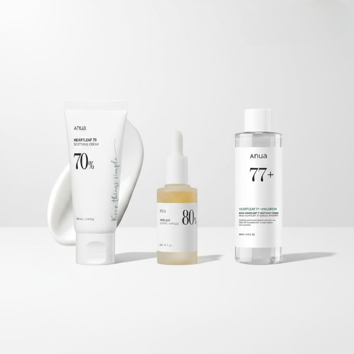 “Anua To‘liq Parvarishi” To‘plami — tiklanish, namlash va teri komforti 🌿🧴 - K-beauty (Корейская уходовая косметика)
