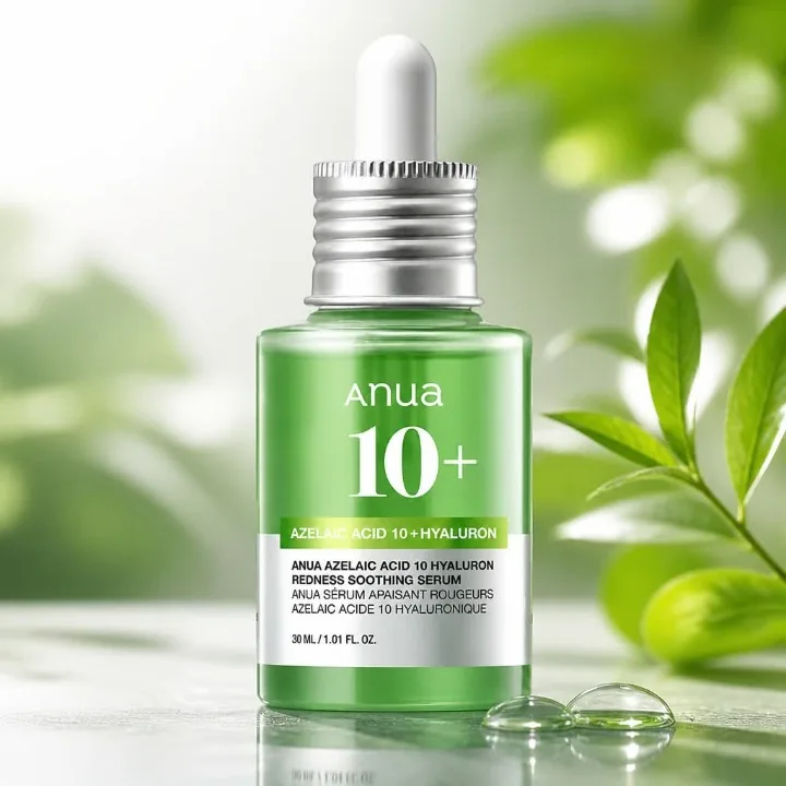ANUA Azelaic Acid 10 Hyaluron Redness Soothing Serum — qizarishni kamaytiruvchi tinchlantiruvchi serum 🌿🔬 - K-beauty (Корейская уходовая косметика)