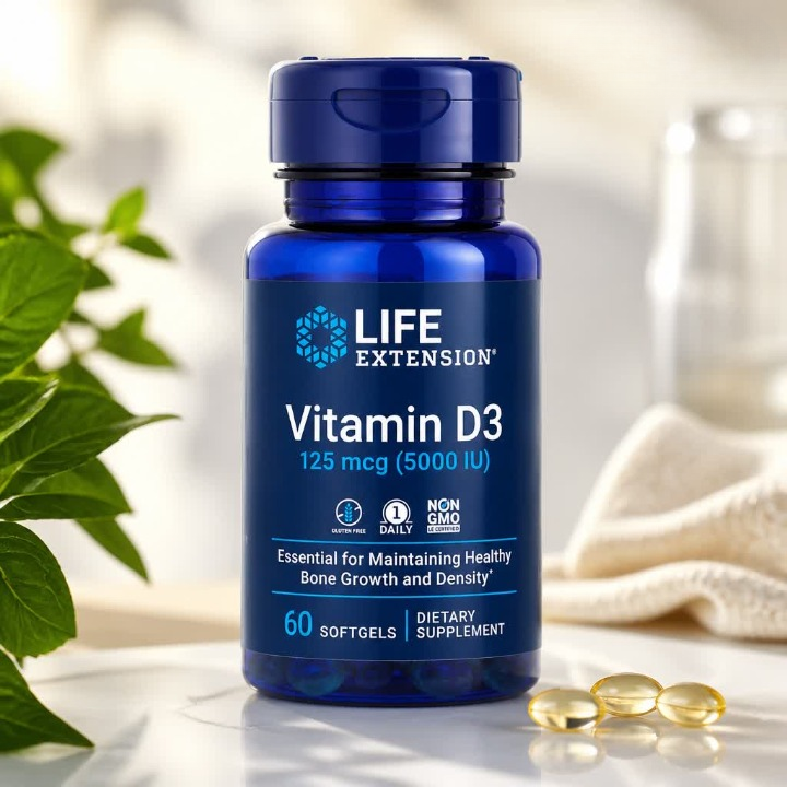 Life Extension Vitamin D3 5000 IU — immunitet, energiya va suyaklar uchun kuchli support☀️ - Витамины/нутриенты