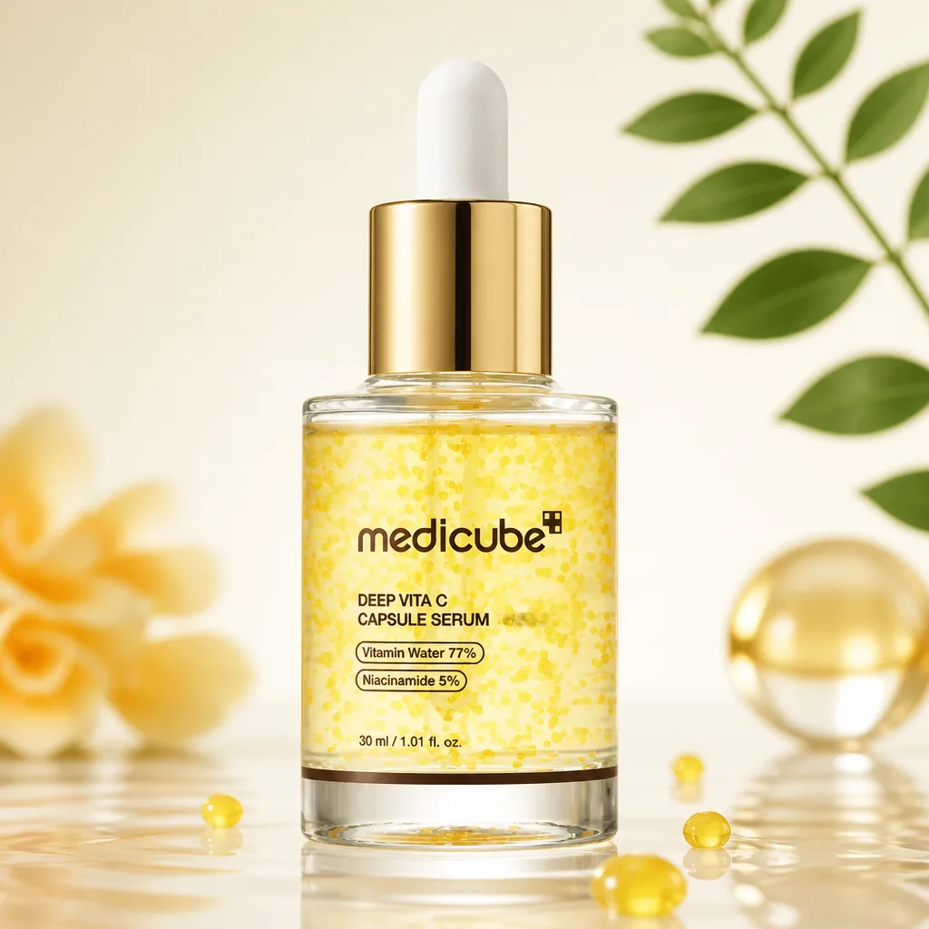 MEDICUBE Deep Vita C Capsule Serum — glow va tekis ton uchun vitamin C kapsulali serum 🍊✨ - K-beauty (Корейская уходовая косметика)