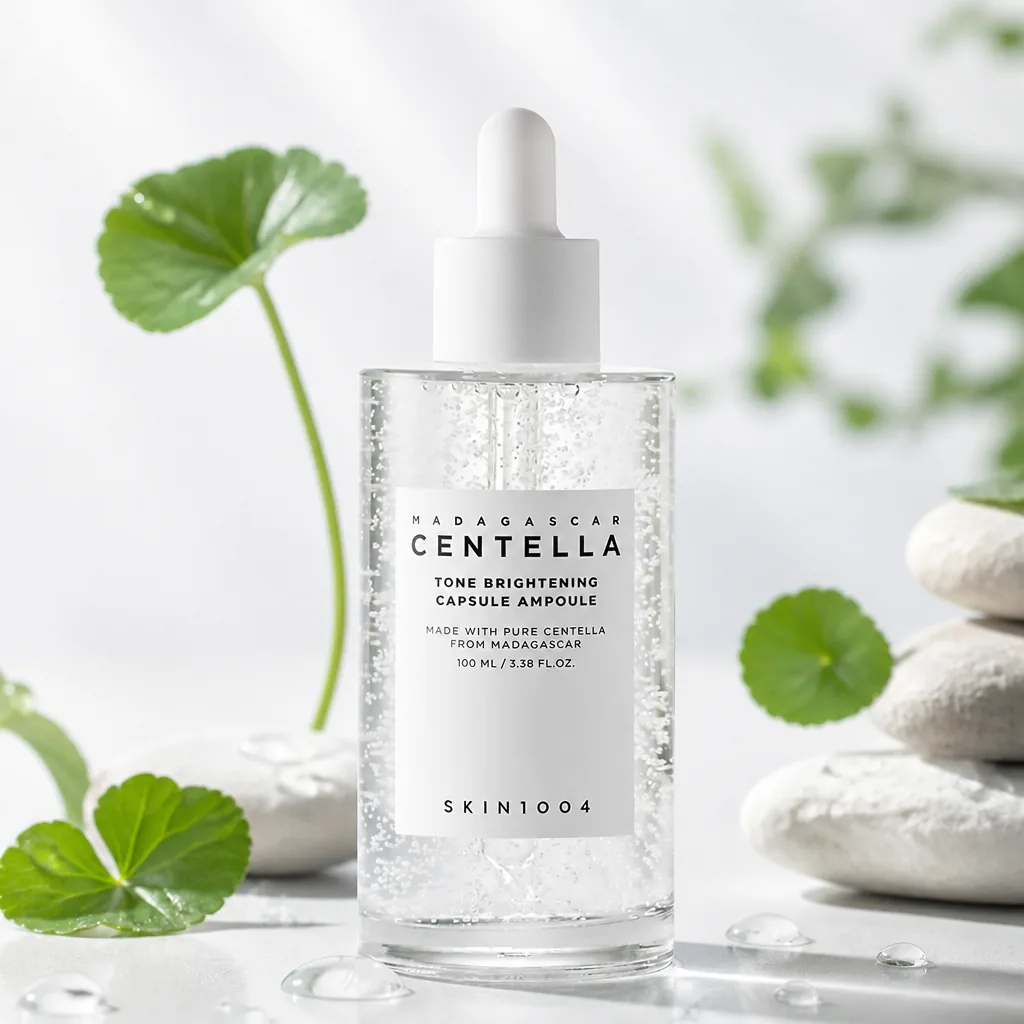 SKIN1004 Madagascar Centella Tone Brightening Capsule Ampoule — glow va tekis ton uchun ampula serum ✨ - K-beauty (Корейская уходовая косметика)