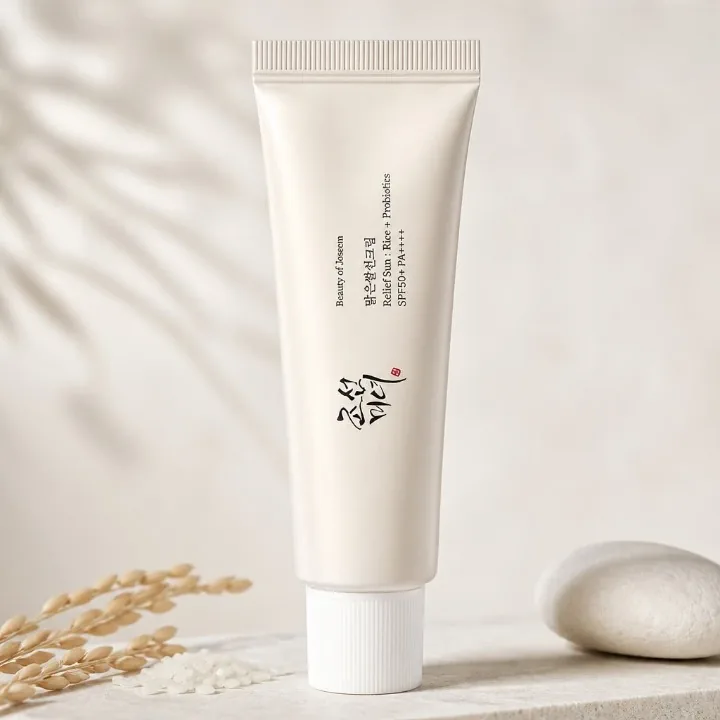 Beauty of Joseon Relief Sun: Rice + Probiotics SPF50+ PA++++ — namlovchi effektli yengil quyoshdan himoya kremi ☀️🌾 - K-beauty (Корейская уходовая косметика)